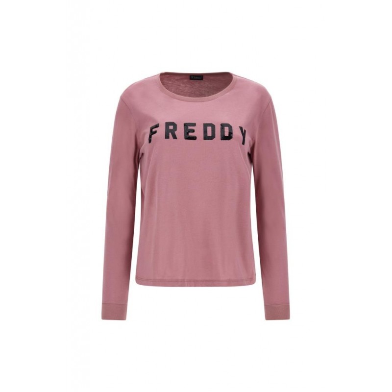 Freddy T-shirt manica corta donna con scritta: in offerta a 19.99€ su